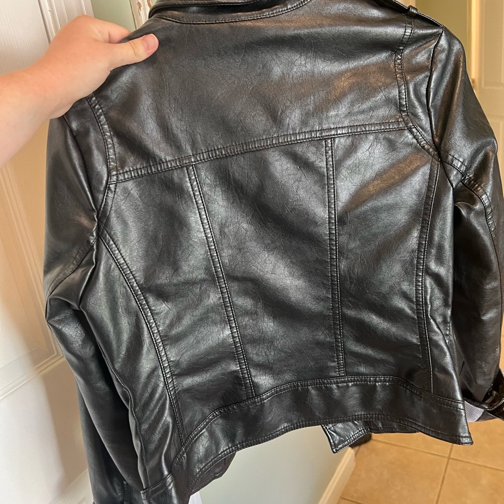 Anthropologie Vegan Leather Jacket - Picture 7 of 10